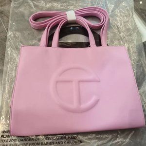 Telfar Medium Bubblegum Shopping Bag
